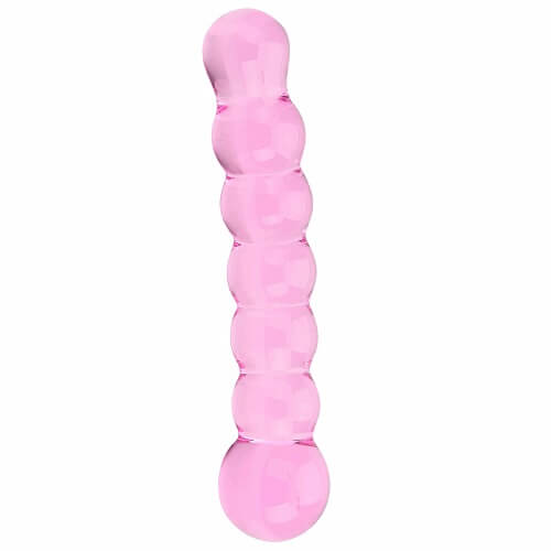 spectrum-ribbed-glass-dildo