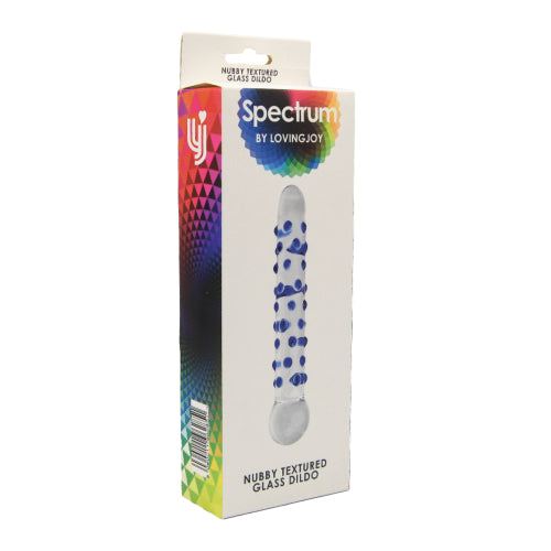spectrum-nubby-textured-glass-dildo