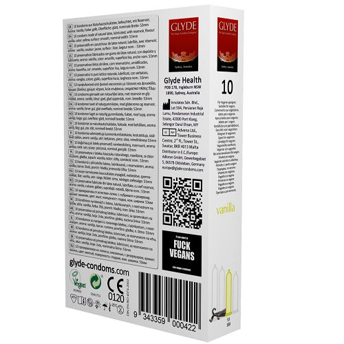 glyde-ultra-vanilla-flavour-vegan-condoms-10-pack