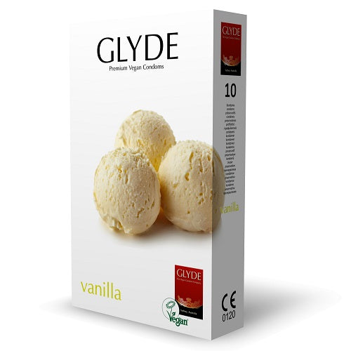 glyde-ultra-vanilla-flavour-vegan-condoms-10-pack
