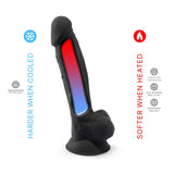 7-inch-realistic-silicone-dual-density-dildo-with-suction-cup-and-balls-black