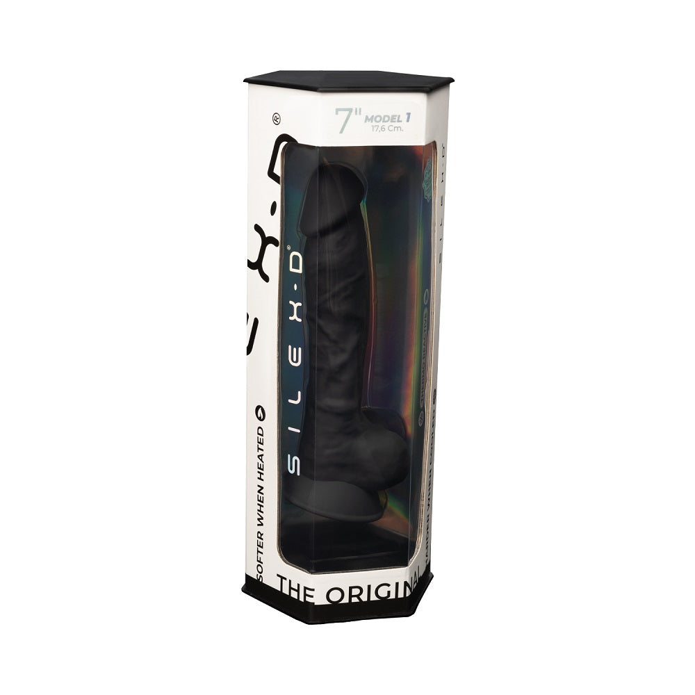 7-inch-realistic-silicone-dual-density-dildo-with-suction-cup-and-balls-black