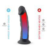 7-5-inch-realistic-silicone-dual-density-dildo-with-suction-cup-black