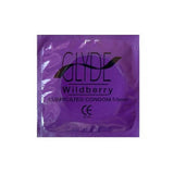 glyde-ultra-wildberry-flavour-vegan-condoms-100-bulk-pack