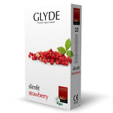 glyde-ultra-slimfit-strawberry-flavour-vegan-condoms-10-pack