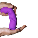 cushioned-core-suction-cup-ribbed-silicone-dildo-7-inch