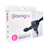 loving-joy-6-inch-silicone-strap-on-dildo-kit