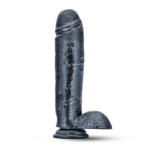 jet-raven-carbon-10-5-inch-metallic-black-realistic-dildo