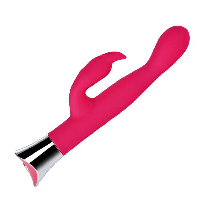 loving-joy-10-function-slim-silicone-rabbit-vibrator-pink