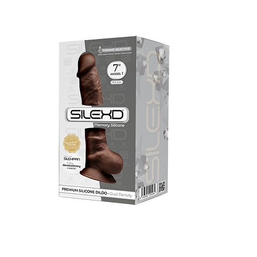 7-inch-realistic-silicone-dual-density-dildo-with-suction-cup-and-balls-brown