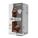 8-5-inch-realistic-silicone-dual-density-girthy-dildo-with-suction-cup-with-balls-brown