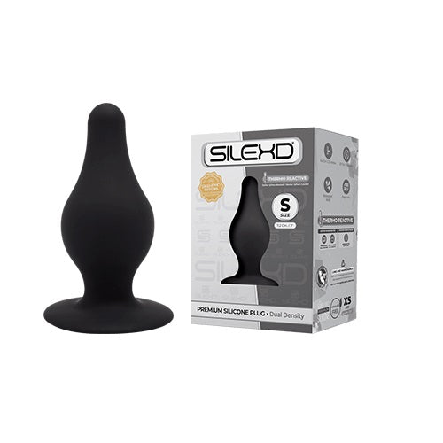 silexd-dual-density-tapered-silicone-butt-plug-small