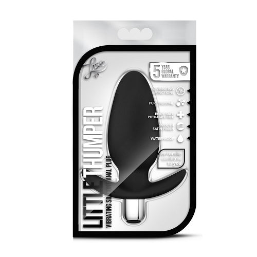luxe-little-thumper-butt-plug-black