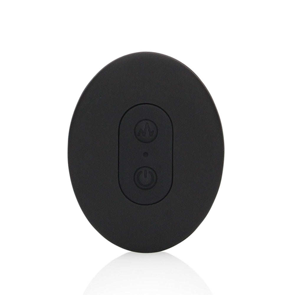 smooth-vibrating-anal-plug-with-remote-control-black