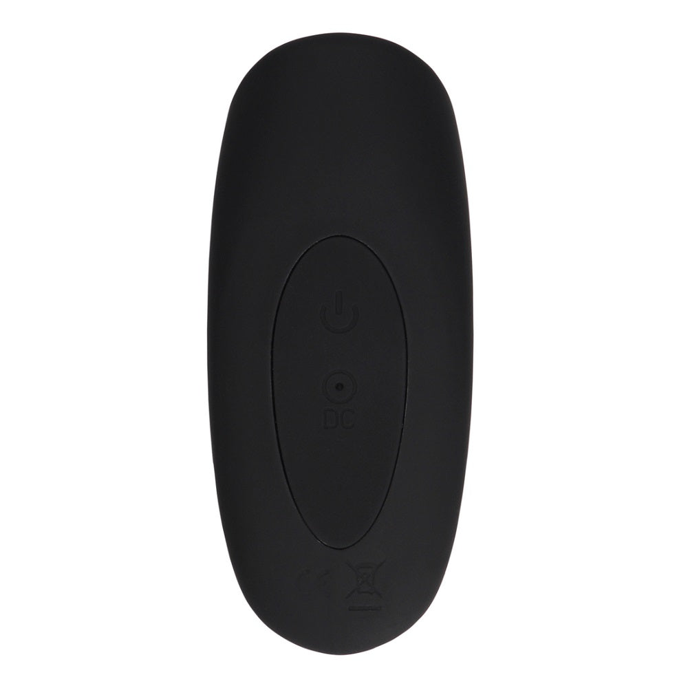 smooth-vibrating-anal-plug-with-remote-control-black