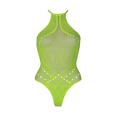 halter-tie-neck-bodysuit-neon-green-plus-size