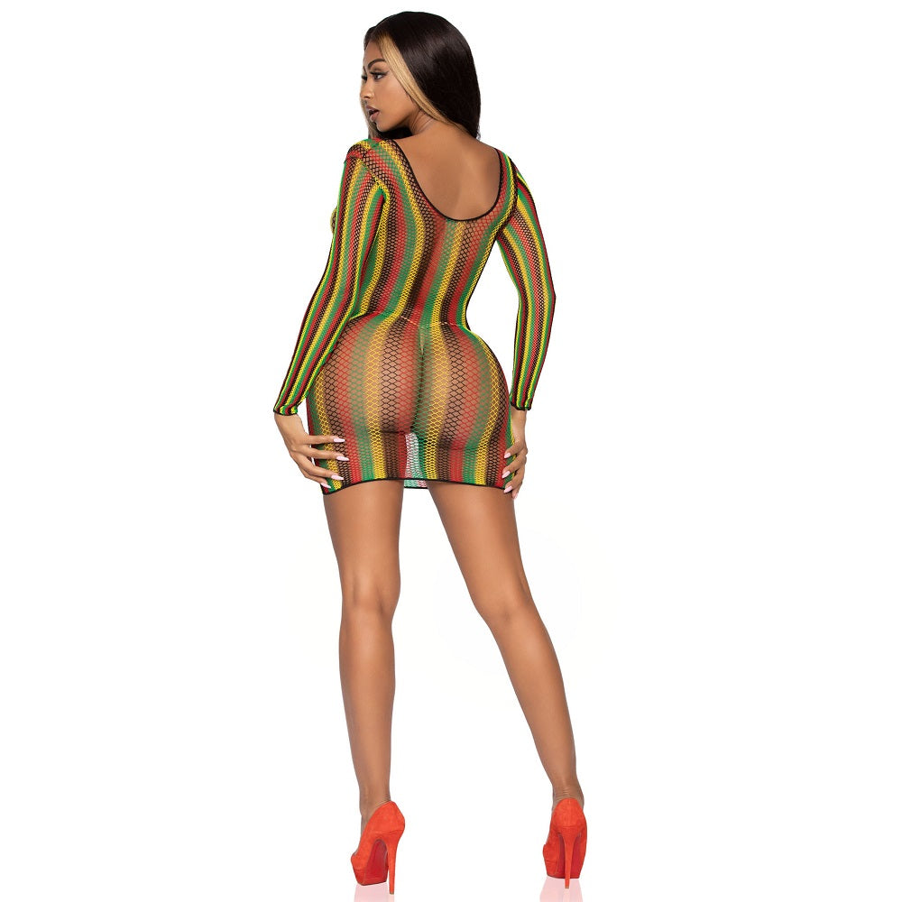 leg-avenue-rasta-net-long-sleeve-mini-dress