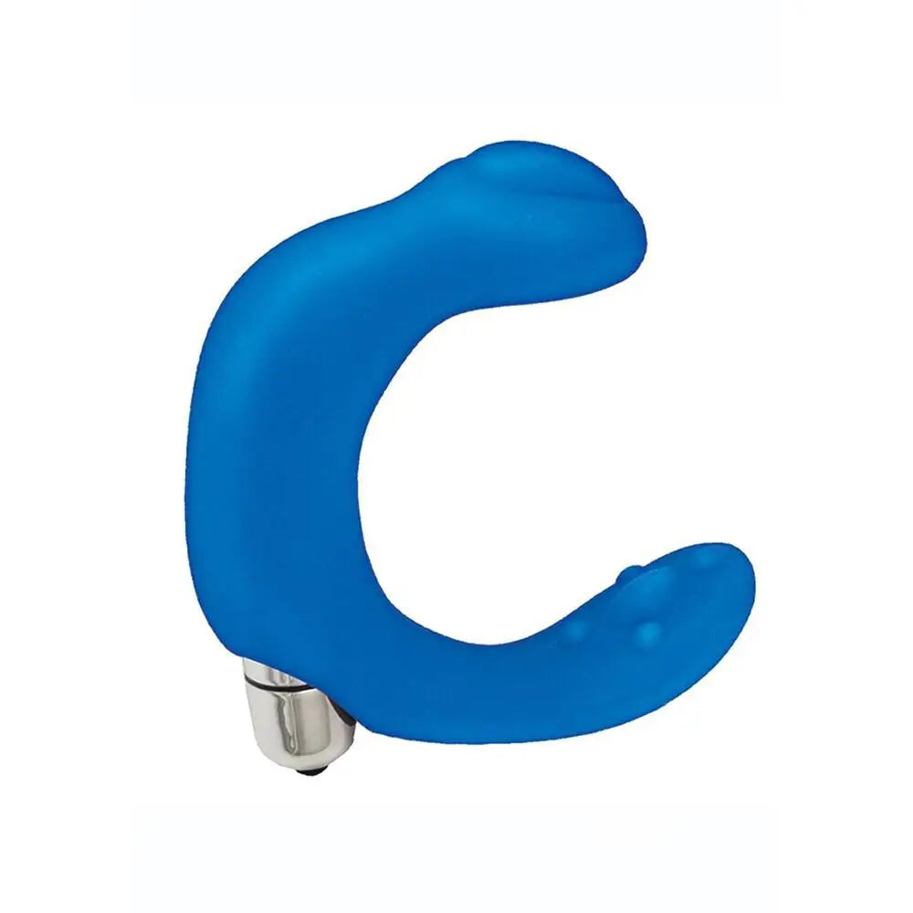 Nasswalk silicone blue vibrating prostate massager - peaches and screams
