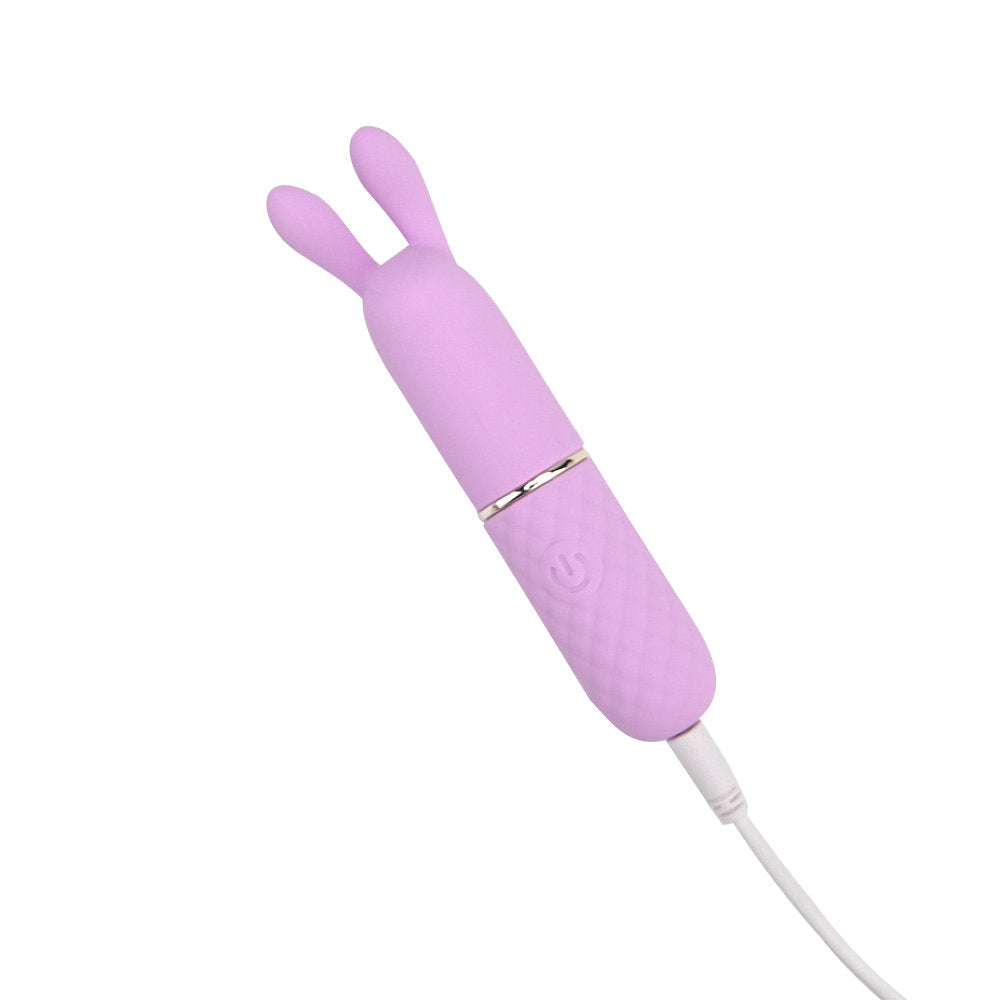 Nauti petites 10 speed rabbit ears bullet vibrator - bullet vibrators peaches and screams