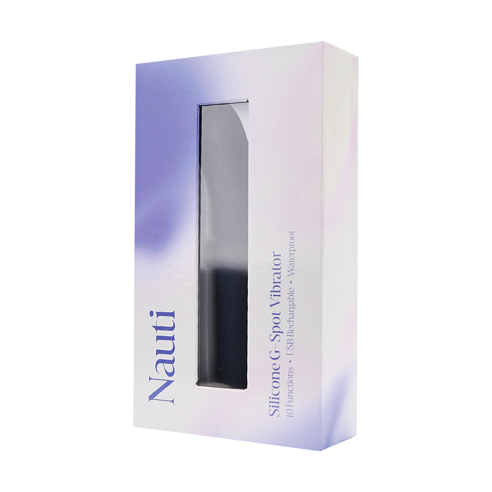 Nauti silicone g-spot vibrator - g-spot vibrators peaches and screams