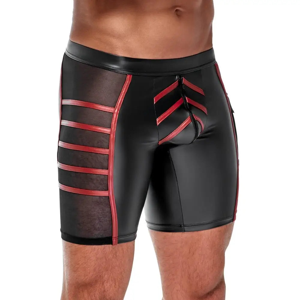 Nek shorts sleek body hugging provocative stretchy shorts - medium - peaches and screams
