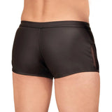 Nek stretchy black matte pants with zip opening - large - peaches and screams
