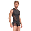 Nek stretchy black matte sleeveless shirt - medium - peaches and screams