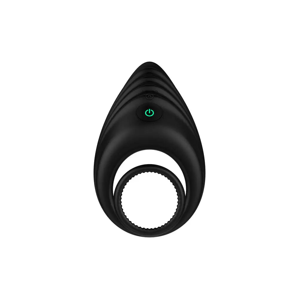 Nexus enhance vibrating cock and ball ring rechargeable black - peaches and screams