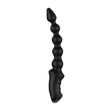 Nexus silicone black bendable rechargeable vibrating anal probe - peaches and screams