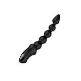 Nexus silicone black bendable rechargeable vibrating anal probe - peaches and screams