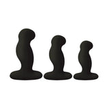 Nexus silicone black rechargeable vibrating prostate set - peaches and screams