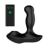 Nexus silicone black rotating prostate massager with air suction - peaches and screams