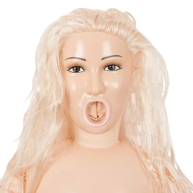 Nmc Ltd Realistic Blow Up Blonde Sex Doll With 3 Pleasure Holes - Peaches and Screams