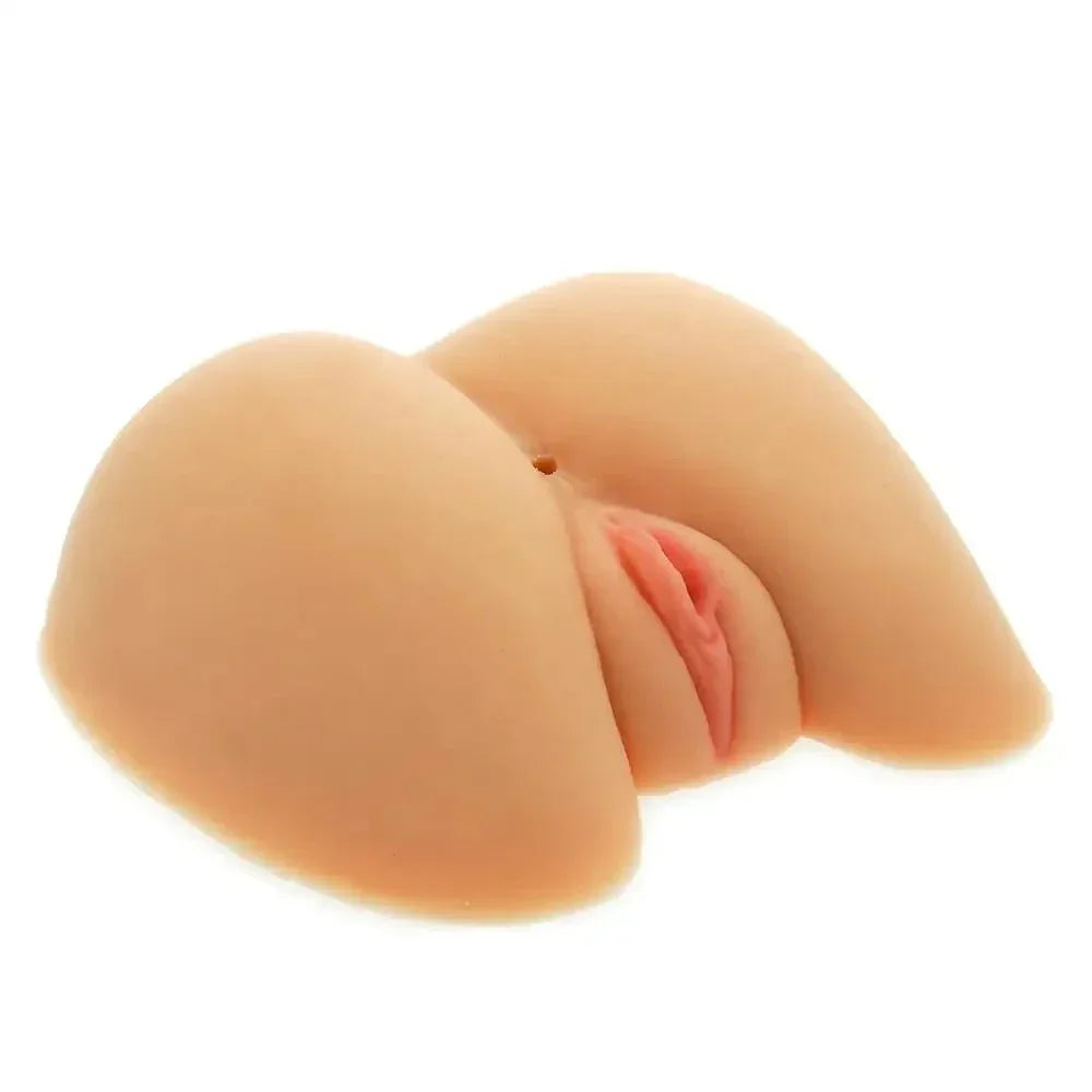 Nmc Ltd Realistic Flesh Pink Vagina And Ass Vibrating Male Masturbator - Peaches and Screams