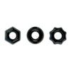 Ns novelties black renegade stretchy elastic cock rings - peaches and screams