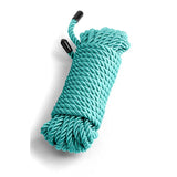 Ns novelties polyester green bondage rope teal 25ft - peaches and screams