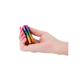 Ns novelties rainbow rechargeable mini bullet vibrator - peaches and screams