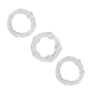 Ns Novelties Renegade Clear Stretchy Cock Love Rings - Peaches and Screams