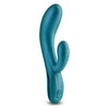 Ns novelties silicone green rechargeable rabbit vibrator - peaches and screams