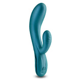 Ns novelties silicone green rechargeable rabbit vibrator - peaches and screams