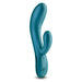 Ns Novelties Silicone Green Rechargeable Rabbit Vibrator - Peaches and Screams