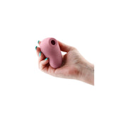 Ns novelties silicone pink clitoral vibrator gentle waves - peaches and screams