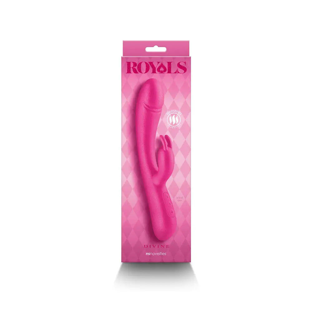 Ns Novelties Silicone Pink Rechargeable Rabbit Vibrator - Peaches and Screams