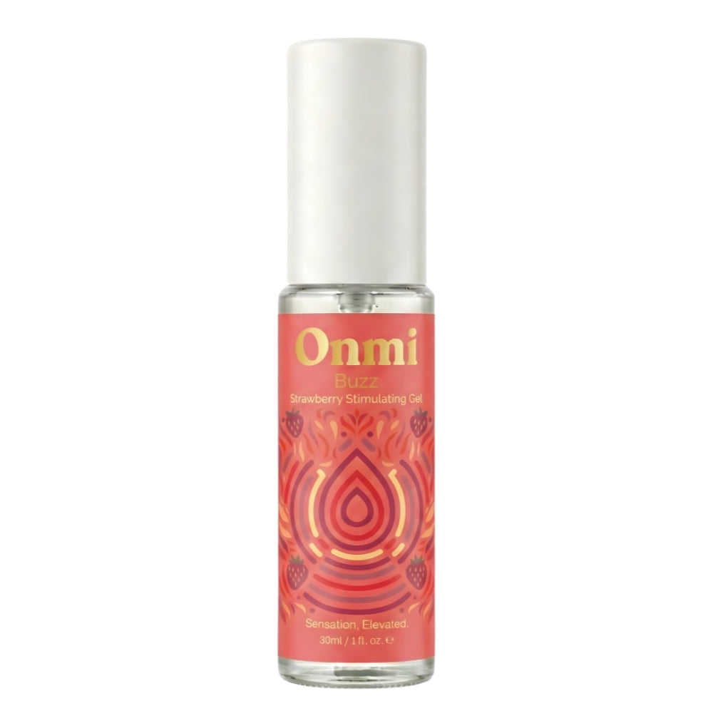 Onmi buzz strawberry liquid vibrator where gel creates tingling - sexual enhancers peaches and screams