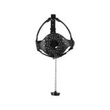Open mouth gag head harness with plug stopper - peaches and screams