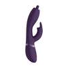 Ouch silicone purple rechargeable rotating rabbit vibrator - peaches and screams