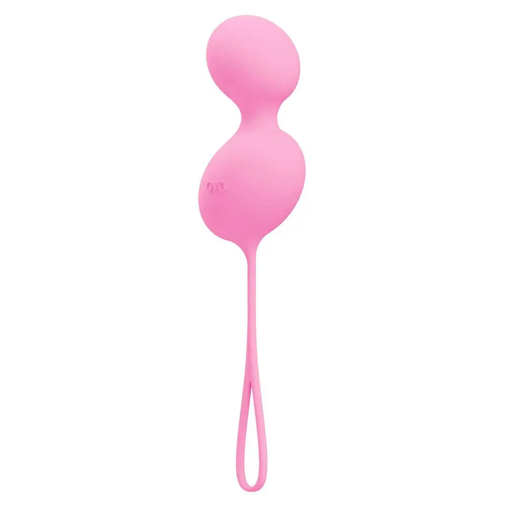 Ovo l3 pink silicone love balls for pelvic floor training - peaches and screams