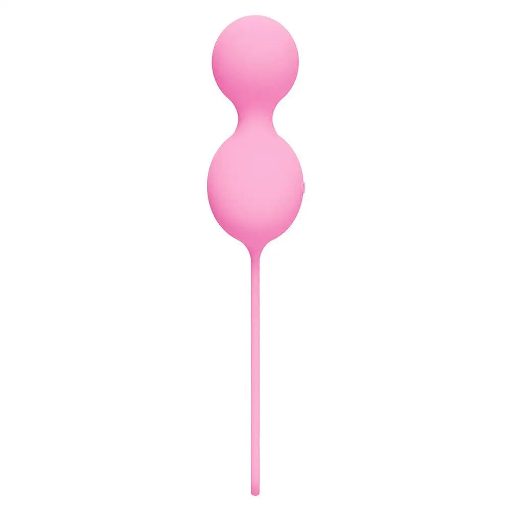 Ovo l3 pink silicone love balls for pelvic floor training - peaches and screams