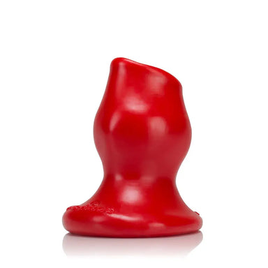 Oxballs Hollow Butt Plug Medium Red - Peaches and Screams