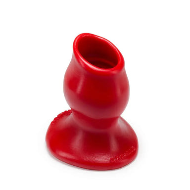 Oxballs Hollow Butt Plug Medium Red - Peaches and Screams